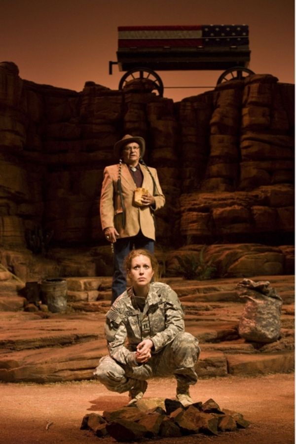 Kristen Potter and Russell Means Photo